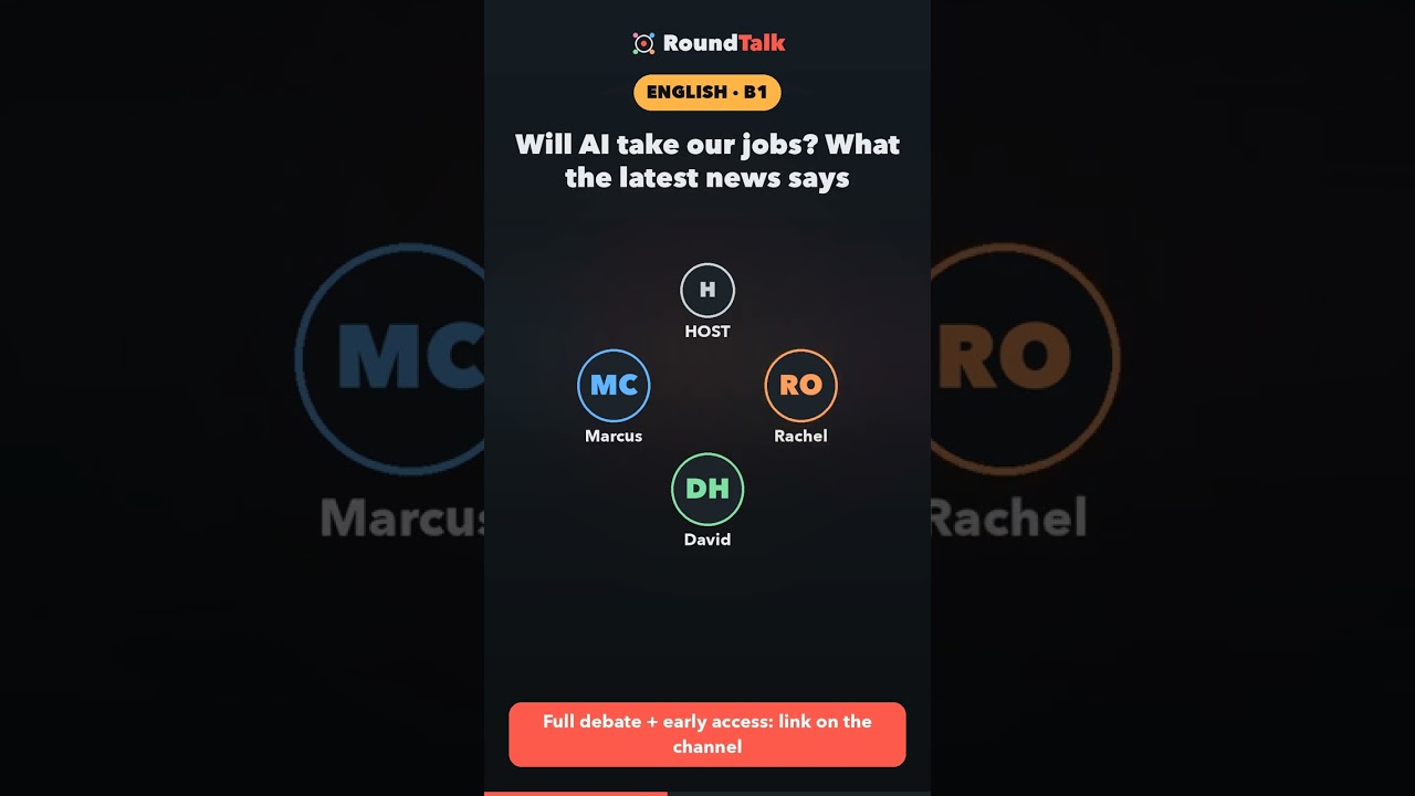 English B1 | AI Taking Jobs? What the Data Really Shows (B1) #shorts