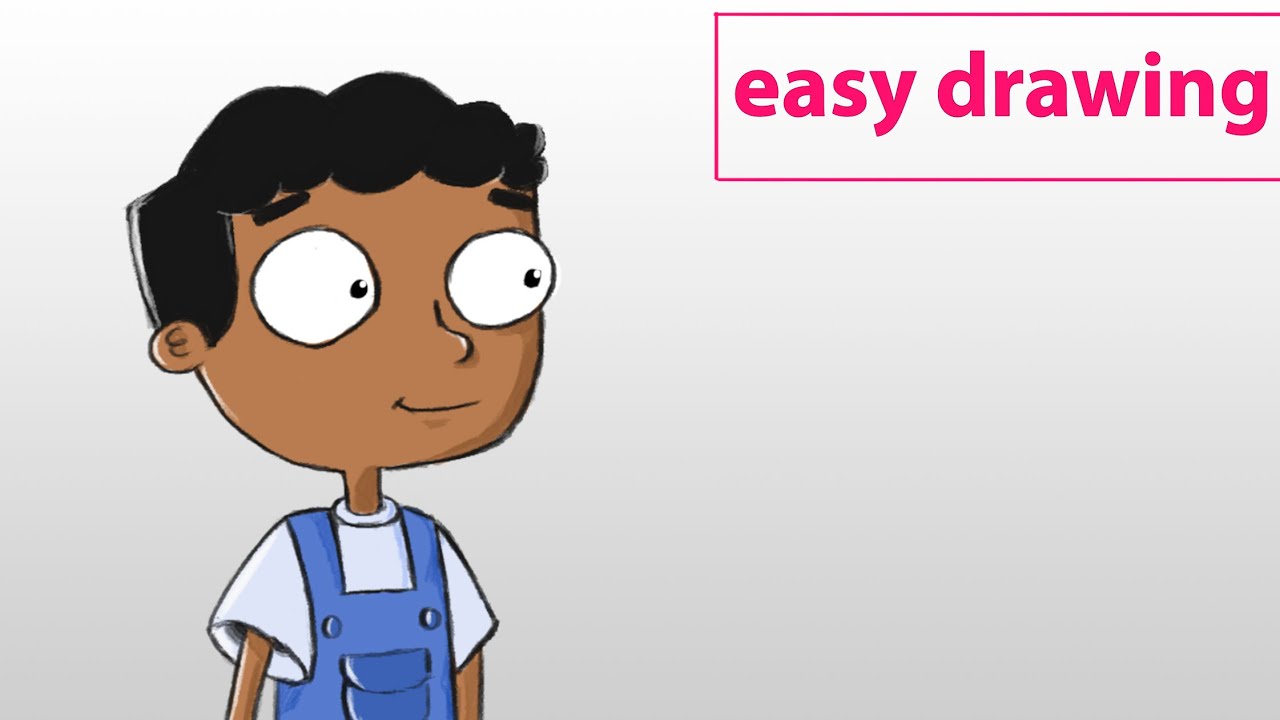 How to draw Baljeet from "Phineas and Ferb"