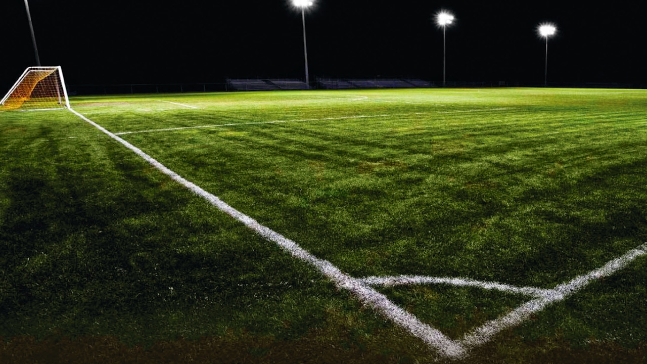 Soccer field isometric