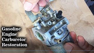 Restoration/ Clean Gasoline Engine Carburetor Robin