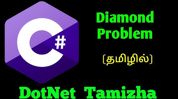 C#: Why multiple inheritance NOT supported? | Diamond 💎 Problem | DotNet Tamizha | Tamil