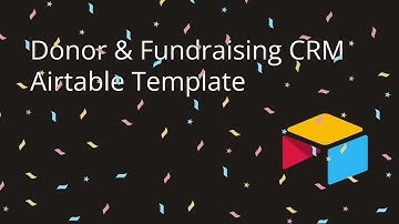 Donor & Fundraising Donor CRM Airtable Template
