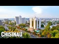 5 years of chisinau   aerial drone view moldova