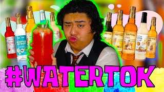 I Tried the Most UNHINGED Flavored Waters from WaterTok