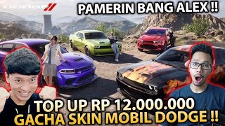 NEKAT TOP UP SENILAI RP 12.000.000 BORONG SKIN MOBIL DODGE LANGSUNG PAMERIN BANG ALEX - PUBG MOBILE