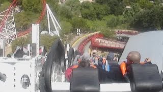 Front rider's perspective recorded on opening day of x2 at six flags
in socal. arrow: 4th dimension. length: 3610' height: 175' drop: 215'
inversions: 2 spee...