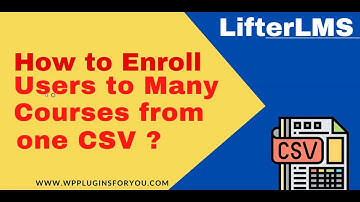 How to enroll a student to many courses from a CSV?