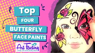 How To Face Paint Butterfly Designs By The Art Factory