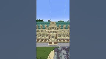 7 Hour Townhall build in 17 Seconds | Survival Minecraft