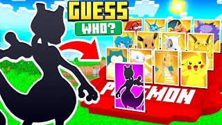 GUESS the POKEMON in MINECRAFT