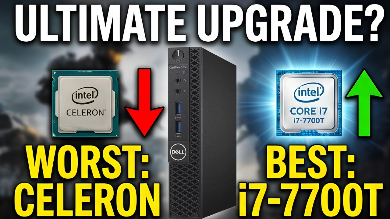 Celeron vs i7 Gaming: Which CPU Wins on this Optiplex 3050? - YouTube