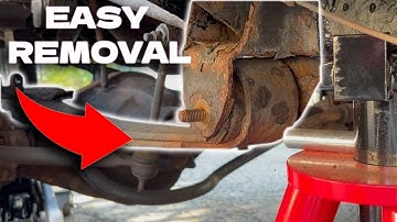 HOW TO REMOVE RUSTED/STUCK LEAF SPRING BOLT