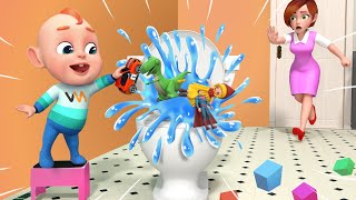 STOP! Don&#39;t Put Toys In The Potty, Baby! | More Rosoo Nursery Rhymes &amp; Kids Songs