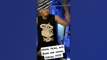 Ikmal Tobing bawain Master Of Puppet? #ahmad dhani #dewa19 #once #oncemekel