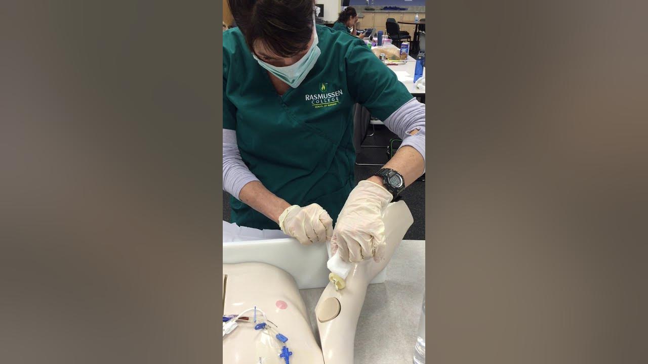 CVC Dressing Change RN 2 YouTube