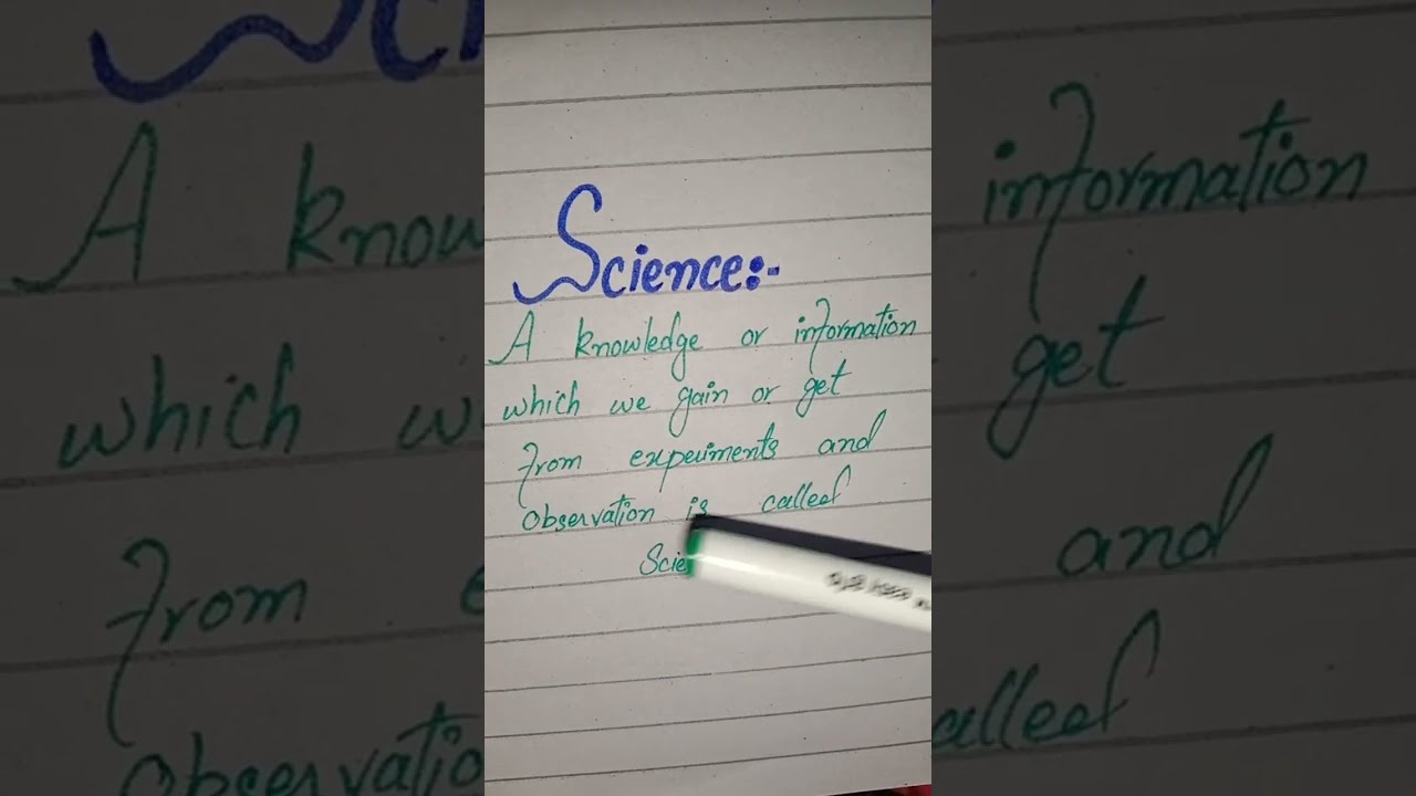 What Is Science The Definition Of Simple