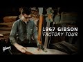 We found a gibson factory tour documentary from 1967