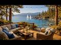 Lake Tahoe Sunset Relaxation 🌅 | Smooth Jazz &amp; Scenic Views for Unwinding