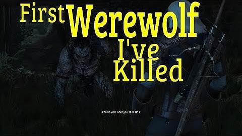 The Witcher 3 - The First Werewolf I