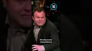 Frank Caliendo Does Letterman Impression in Front of Him! #shorts
