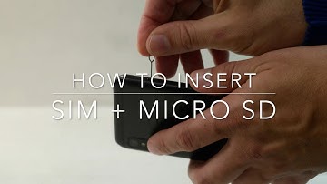 Xiaomi A2 lite - How to insert SIM and micro SD
