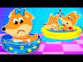 Baby Lucia, Don't Feel Jealous Please! Fox Family Adventures with Baby - Cartoon for kids #980