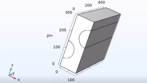 MEMS heat exchanger modelling in COMSOL (Part1):17