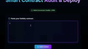SecureSonic.AI: AI-Powered Smart Contract Auditor & Deployer 🚀