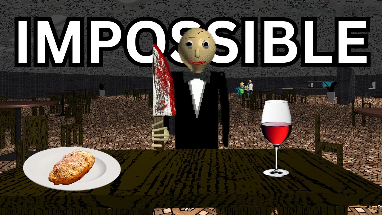 I ESCAPED Baldi's Fancy Restaurant (Impossible) - YouTube