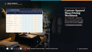 Information Stop Guessing Your Decoration Cost — DTF, Screen Print & Embroidery Pricing Workbook News