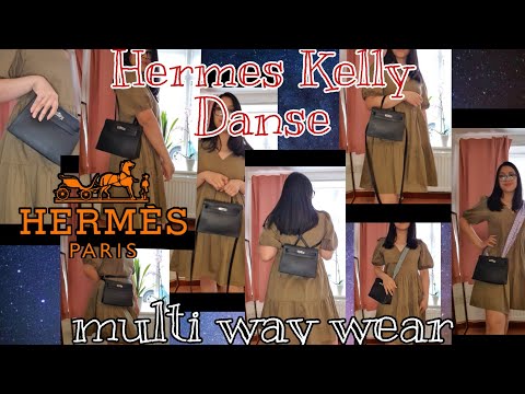 Hermes Kelly Danse  multi way use. #backpack #crossbody #shoulderbag  #clutch 