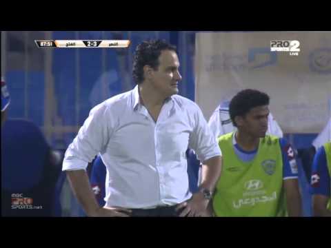 هدف النصر الثالث في مرمى الفتح ابراهيم غالب   