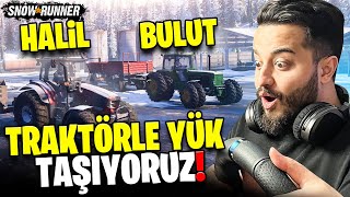 Karli Dağlarda Traktörler İle Yük Taşidik! Eki̇ple Snowrunner! En İyi̇ Fi̇zi̇kli̇ Oyun!