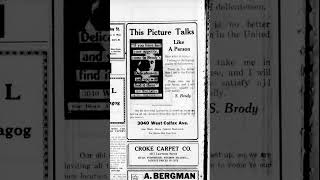 Picture Talks Like A Person | January 15, 1925 #reallyoldnews #history #news