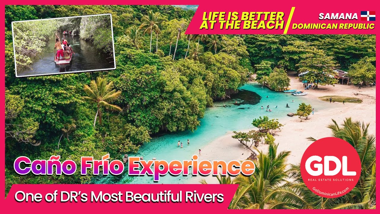 Samana Rivers DISCOVER THIS CRYSTAL RIVER IN SAMANA – Caño Frío & Bay Aerial Views ...
