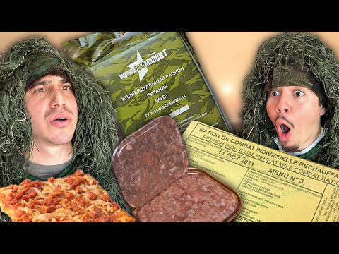 We Tried MREs From Around the World