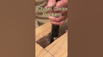 Chiseling a Mortice Pocket #chisel