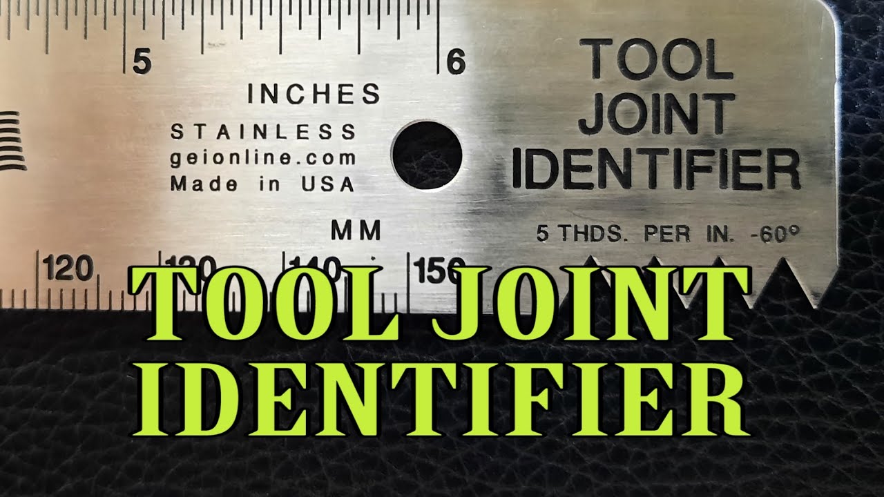 HOW TO USE TOOL JOINT IDENTIFIER