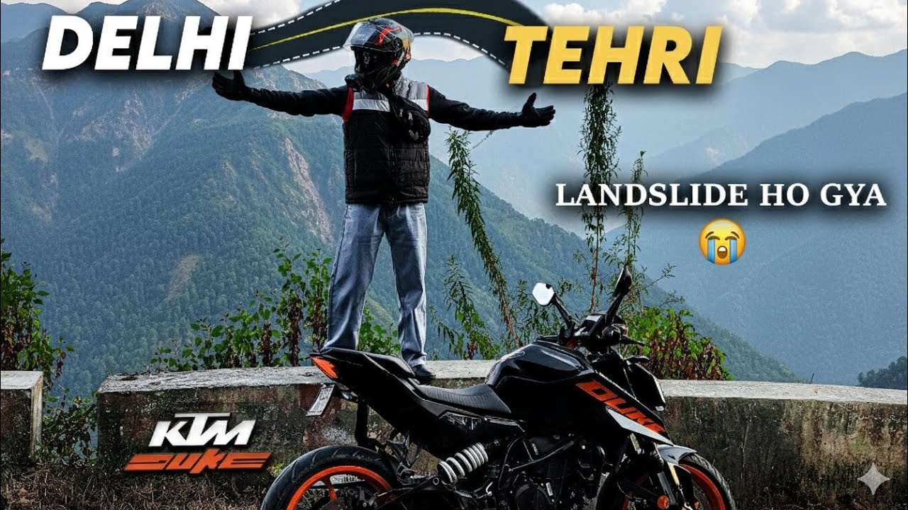 Delhi to new tehri by bike 😍 || Long ride with duke 250 || Ktm duke 250