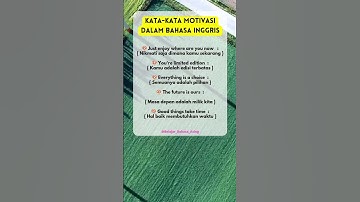 Kata-kata Motivasi Dalam Bahasa Inggris #belajarbahasainggris #bahasainggris #shorts