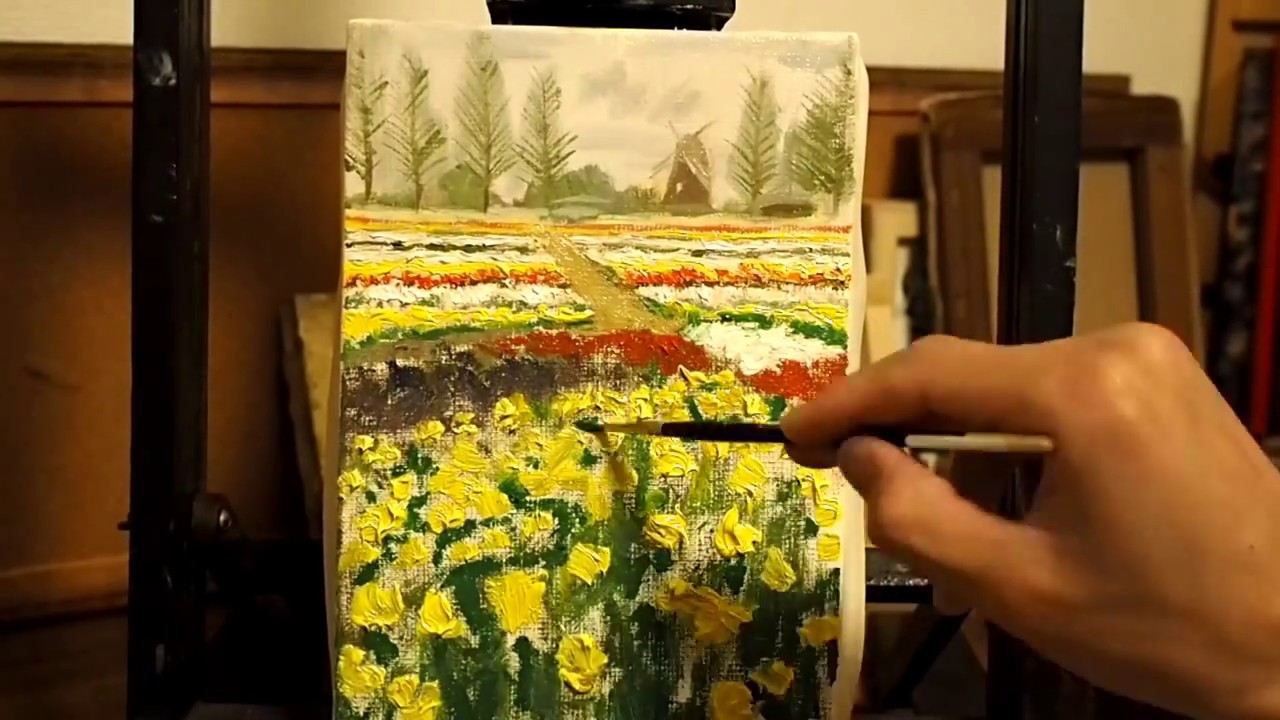 【油絵メイキング】アラプリマ技法で風景を描いてみた【風景画】