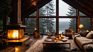 Cozy Fireplace Burning, Fireplace Aesthetic, Cabin Ambience, Relax, Study, Sleep