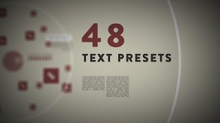 Download 48 2D/3D Text Presets For After Effects [Freebie]