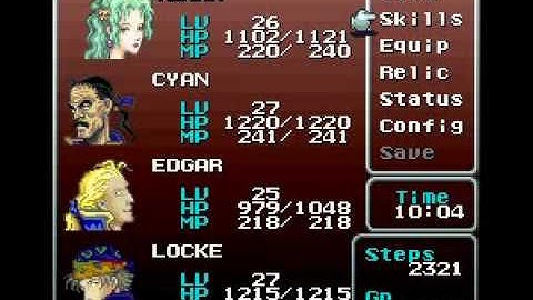 Final Fantasy VI Imperial Camp and Doma Castle Glitches