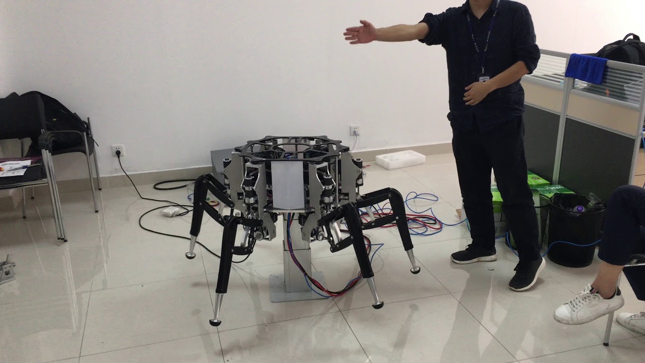 Hexapod Walking Robot Spider Xii DEMO Part # 3