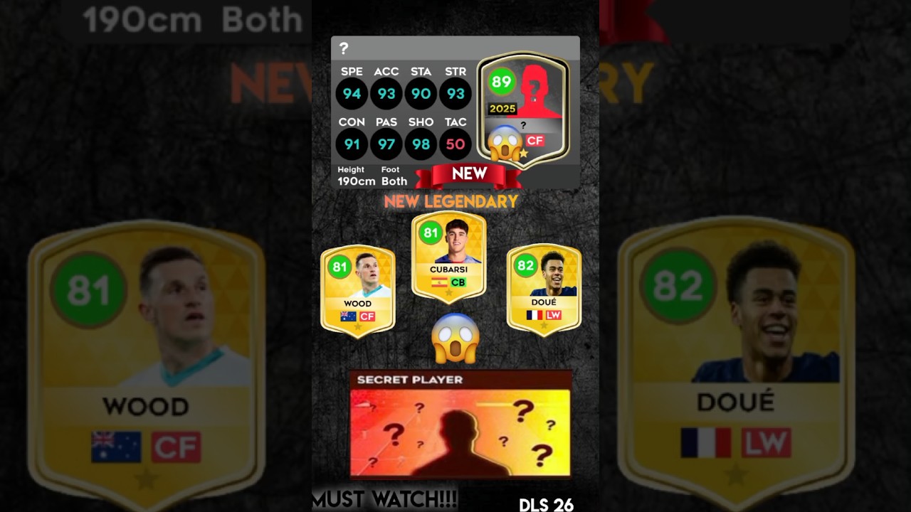 DLS 26| 🤑Update new lengendary player!!!!