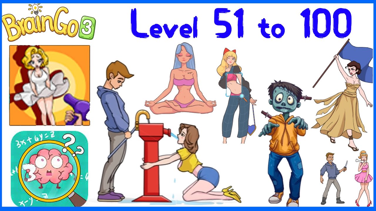 Brain go 3 - All levels 51-100 | Part 2 | Brain go 3 gameplay walkthrough |brain go 3