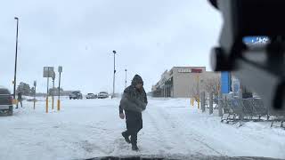 Drive around Minot, North Dakota after Heavy Snow ❄️