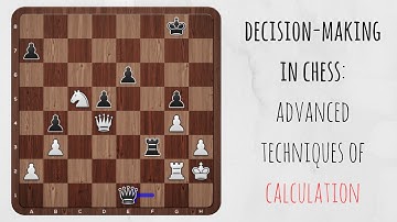 Advanced techniques of chess calculation: use an emergency exit!