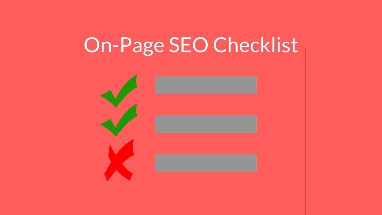 2018 On-Page SEO Checklist